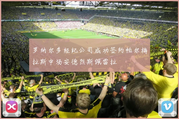 罗纳尔多经纪公司成功签约帕尔梅拉斯中场安德烈斯佩雷拉